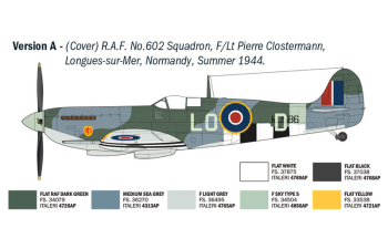 Сборная модель SUPERMARINE Spitfire Mk.ix Military Airplane 1941