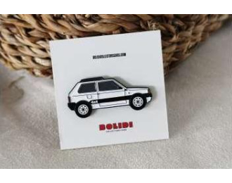 Значок Pin Fiat Panda 4x4, white