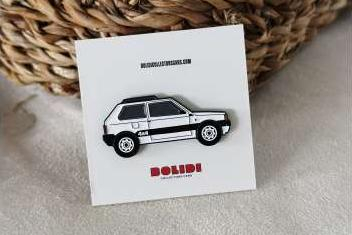 Значок Pin Fiat Panda 4x4, white