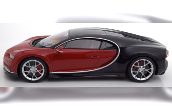 BUGATTI Chiron, rot/schwarz