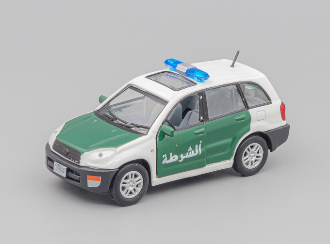 TOYOTA RAV4 Police of Dubai United Arab Emirates, green / white