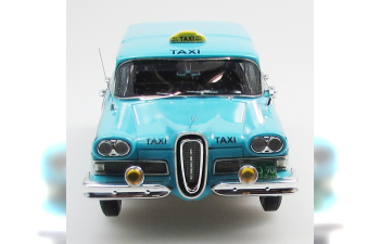 EDSEL Villager taxi (1958), blue/white