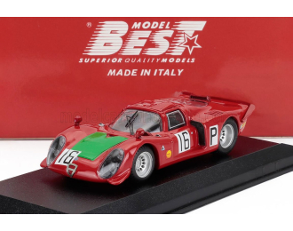 ALFA ROMEO 33.2 №16 Nurburgring (1968) Giunti - Galli, Red Green