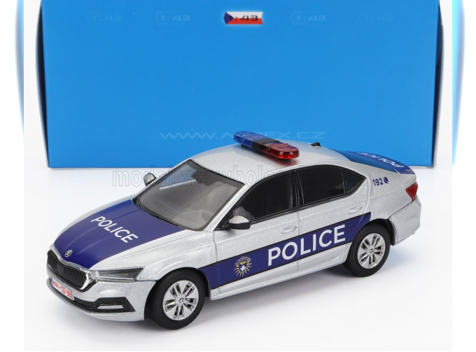 SKODA Octavia Iv Kosovo Police (2020), Silver Blue