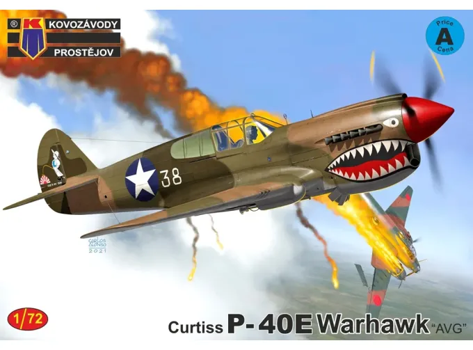Сборная модель Curtiss P-40E Warhawk "AVG"