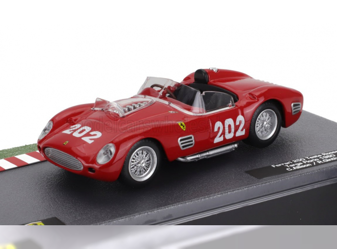 FERRARI 250tr Spider N 202 Targa Florio (1960) Cliff Allison - Richie Ginther, Red