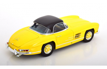 MERCEDES-BENZ 300 SL Roadster with removable Hardtop (1957), yellow black