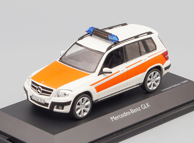 MERCEDES-BENZ GLK Notarzt (2009), white / orange