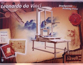 Сборная модель Серия "Леонардо Да Винчи" Печатный станок