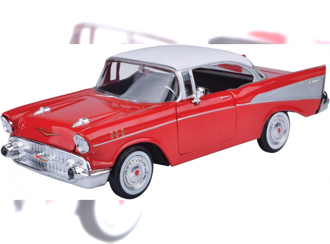 CHEVROLTET Bel Air Hardtop (1957), red/white 