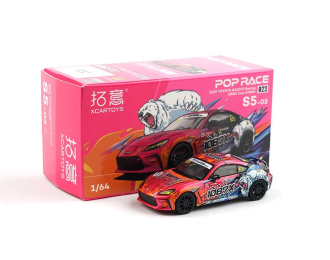 TOYOTA GR86 #023, pink / blue