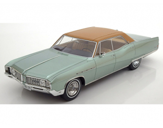 BUICK Electra 225 4-door Hardtop (1968), metallic-light green / brown