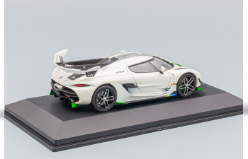 KOENIGSEGG Jesko 5 0 V8 (2021), white metallic/grey