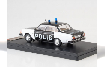 VOLVO 244 "Polis" (1978), white / black