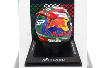 SCHUBERTH HELMET F1 Casco Helmet Red Bull Rb18 Team Oracle Red Bull Racing N11 2nd Japan Gp (2022) Sergio Perez, White Silver