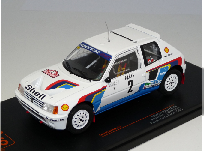 PEUGEOT 205 Turbo 16 #2 "Peugeot Talbot Sport" Vatanen/Harryman победитель Rally Monte Carlo (1985)