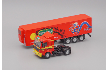 MERCEDES-BENZ SK 1844 Tautliner Suzi-Wan, red