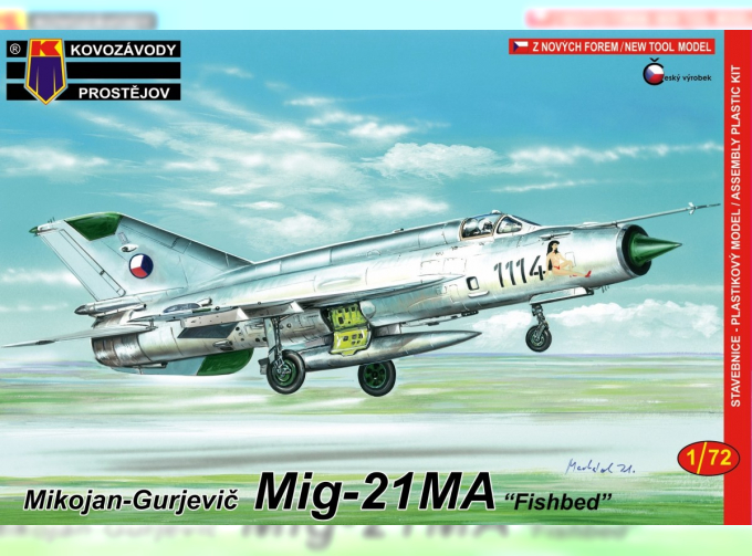 Сборная модель MiG-21MA