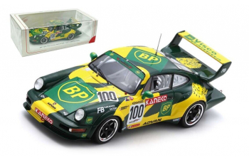 PORSCHE 911 964 Rsr Team Bp Oil №100 Gt1 Jctc (1995) K.Takahashi - K.tsuchiya, Green Yellow