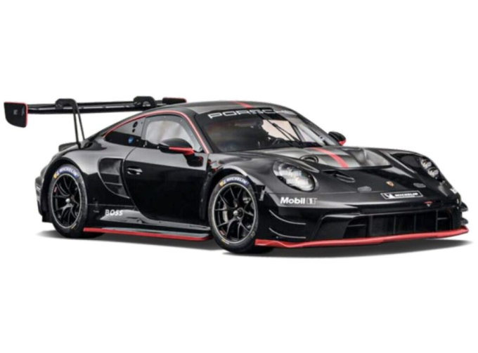 PORSCHE 911 GT3 R (2023), black/red