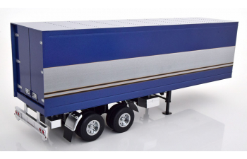 SEMI-TRAILER, blue metallic silver