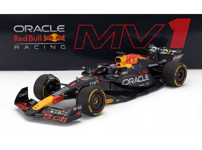 RED BULL F1 Rb20 Team Oracle Red Bull Racing №1 World Champion 5th Las Vegas Usa Gp (2024) Max Verstappen, Blue Yellow Red