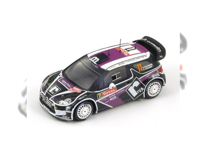 CITROEN DS3 11 WRC Monte Carlo 2012 P. Van Merksteijn – E. Chevaillier, black