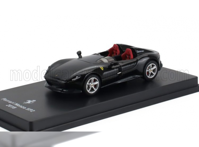 FERRARI Monza Sp2 (2018)- With Showcase, black metallic