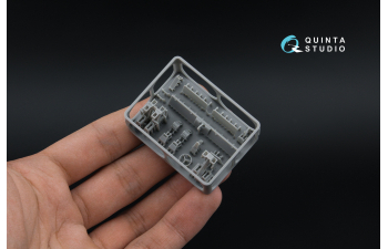 3D Декаль интерьера кабины Mercedes-Benz Wolf SSA (Neverland Hobby) (с 3D-печатными деталями)