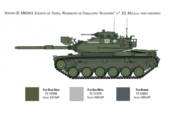 Сборная модель Танк M60A3 Medium Battle Tank