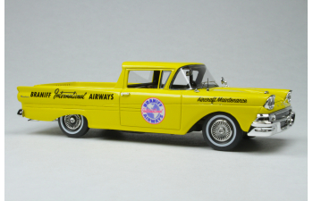 FORD Ranchero "Braniff International" 1958 Yellow