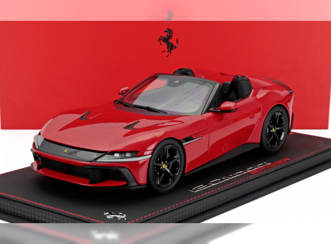 FERRARI 12cilindri V12 830cv Spider Open (2024) - Con Vetrina - With Showcase, Rosso Corsa - Red