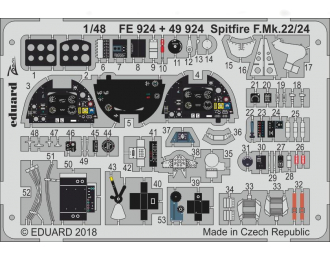 Фототравление для модели Spitfire F. Mk.22/24