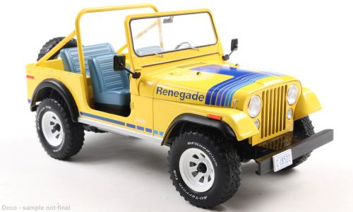 JEEP CJ-7 Renegade (1980), yellow/light blue