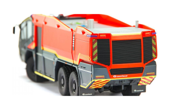 Panther 6X6 Fire Brigade Rosenbauer FLF, red