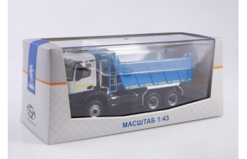 Камский грузовик 65952 самосвал, синий / белый