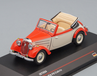 IFA F8 Cabrio 1953, red / white