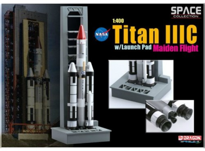 Космический аппарат Титан IIIC со стартовой площадкой "ПЕРВЫЙ ПОЛЁТ"