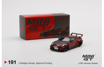 LB Silhouette Works GT Nissan 35GT RR Ver1 Red