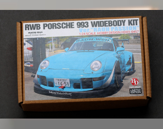 Конверсионный набор RWB Porsche 993 Widebody Kit для моделей Ver."Rauh Passion" (Resin+PE+Decals+Metal parts)