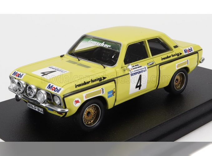 OPEL Ascona (night Version) N 4 2nd Rally Semperit (1973) W.Rohrl - J.Berger, Yellow