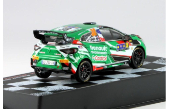 RENAULT Clio №38 Rallye 3 Central European Rally M.Chatillon/M.Cornuau (2024), green