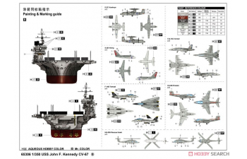 Сборная модель USS John F. Kennedy CV-67