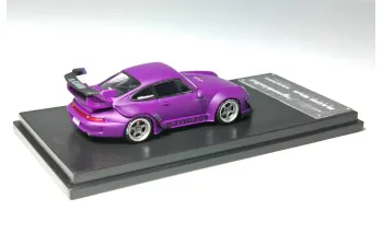 PORSCHE RWB993 with High Wing, matte purple