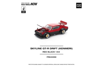 NISSAN Skyline GT-R Drift *KENMERI*, red/black