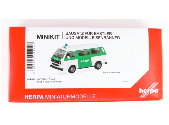 Сборная модель VOLKSWAGEN T3 Bus Policе