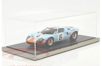 Бокс акриловый Dieppe Carbon с акрилово-металлическим основанием, черный / серебристый