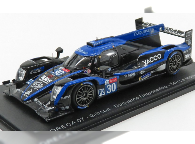 ORECA 07 Gibson Gk428 4.2l V8 Team Duqueine Engineering N30 24h Le Mans (2019) R.Dumas - P.Ragues - N.Јamin, blue black