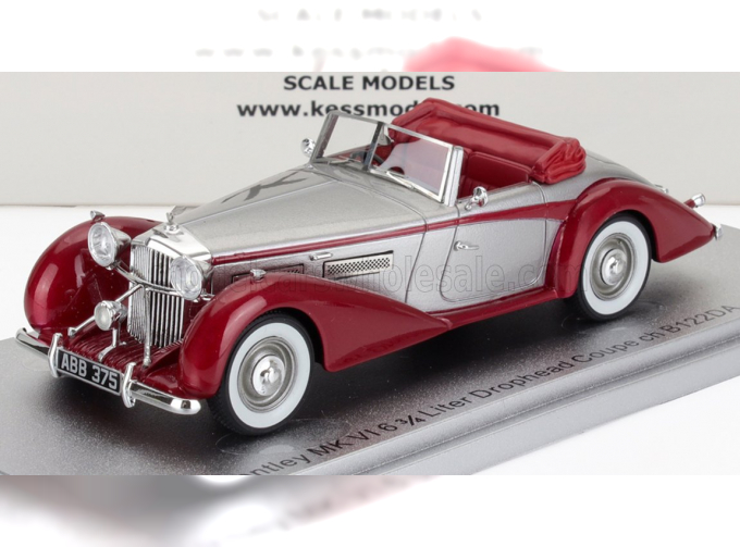 BENTLEY Mkvi Drophead Ch.b122da Coupe Cabriolet Open (1949), Silver Red