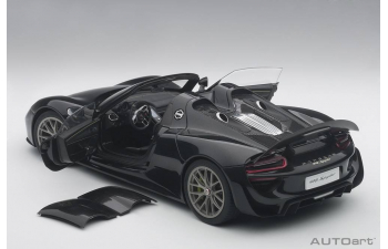 PORSCHE 918 Spyder Weissach Package (2013), black